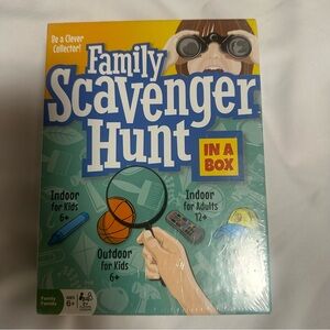 Family scavenger hunt game